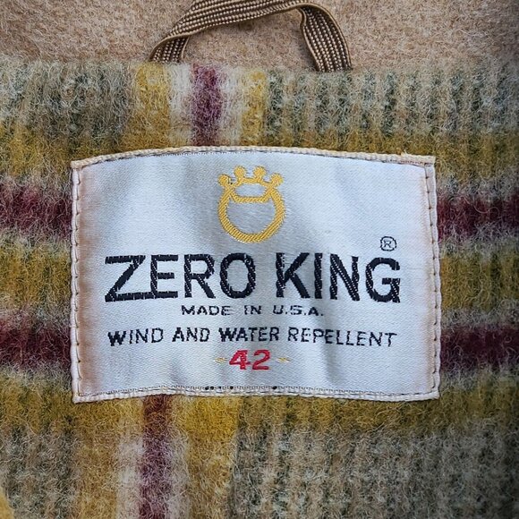 Zero King Vintage Wool 3 Button Overcoat Car Coat Men’s 42 Made In USA - Picture 3 of 4